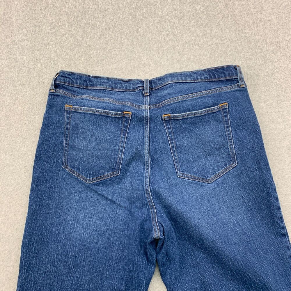 Abercrombie & Fitch Jeans 35/20R 90s Straight Ultra High Rise Stretch Denim - Picture 15 of 16